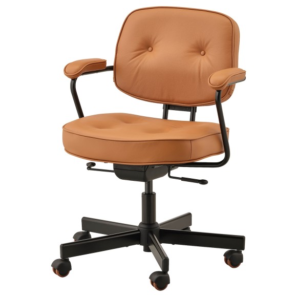 ALEFJALL Офісне крісло Grann золотисто-коричневе