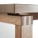 Стіл і 4 стільці, дубовий шпон коричневий/Bomstad чорний хром, 140x85 см