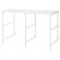 ENHET Книжкова шафа, білий/білий ламінат, 139x63,5x87,5 см