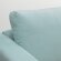 VIMLE 4-місний кутовий диван Saxemara світло-блакитний