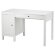 HEMNES Письмовий стіл біла морилка 120х55 см