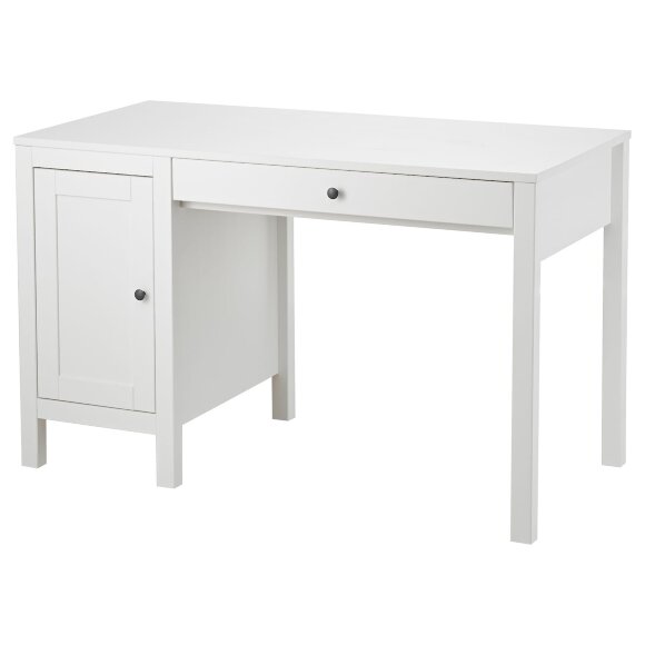 HEMNES Письмовий стіл біла морилка 120х55 см