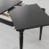 INGATORP / DANDERYD Стіл і 4 стільці, чорний чорний/сірий Vissle, 155/215 см