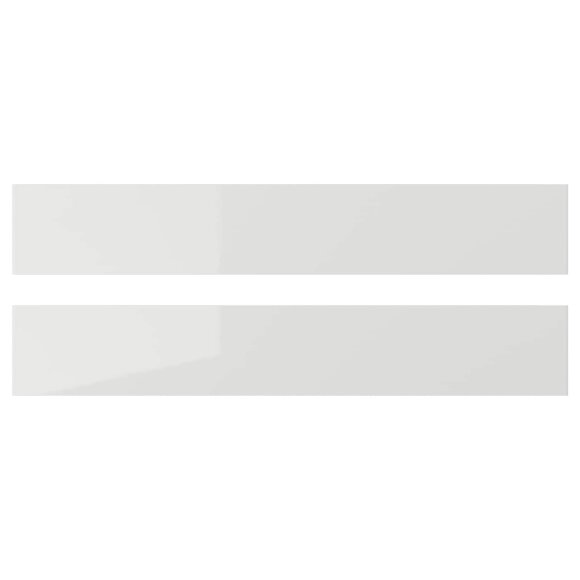 RINGHULT Фронт ящика, глянцевий світло-сірий, 60х10 см