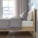MALM Каркас ліжка, високий, дубовий шпон білий/Ліндбаден, 140х200 см