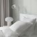 MALM Каркас ліжка, високий, білий/Лурой, 90х200 см