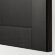 LERHYTTAN Двері, фарбована чорна, 30х60 см