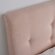 IDANAS Ліжко з місцем для зберігання Gunnared ніжно-рожевий 160х200 см
