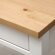 HEMNES Письмовий стіл з 2 ящиками, біла морилка/світло-коричневий, 120х47 см