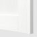 METOD Висока шафа з полицями/2 дверцята, білий Енчепінг/біла імітація дерева, 40х60х220 см