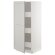 METOD / MAXIMERA Висока шафа з шухлядами, білий/Lerhyttan світло-сірий, 60x60x140 см