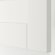 PLATSA Шафа 6 дверей 3 шухляди, білий/білий Саннідал, 300x57x231 см