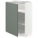 METOD Нижня шафа/полиці, білий/бодарп сіро-зелений, 60x37 см