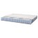 Каркас ліжка з місцем для зберігання та матрацом, біле узголів'я/фірма Valevag, 160х200 см