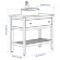 HEMNES / TORNVIKEN Відкритий умивальник з лопаткою/умивальником/краном, білий, 82x48x90 см