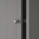 HAVSTA Розсувні скляні двері, сірий, 242x47x212 см