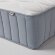 Каркас ліжка з ящиком для речей і матрацом, антрацит/тверде узголів'я Vagstranda, 160x200 см
