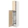 METOD Висока шафа/indoor gosp, білий/Askersund світлий ясен, 40x60x220 см