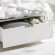 Каркас ліжка з ящиком для речей і матрацом, білий/Vagstranda середньої жорсткості, 160x200 см