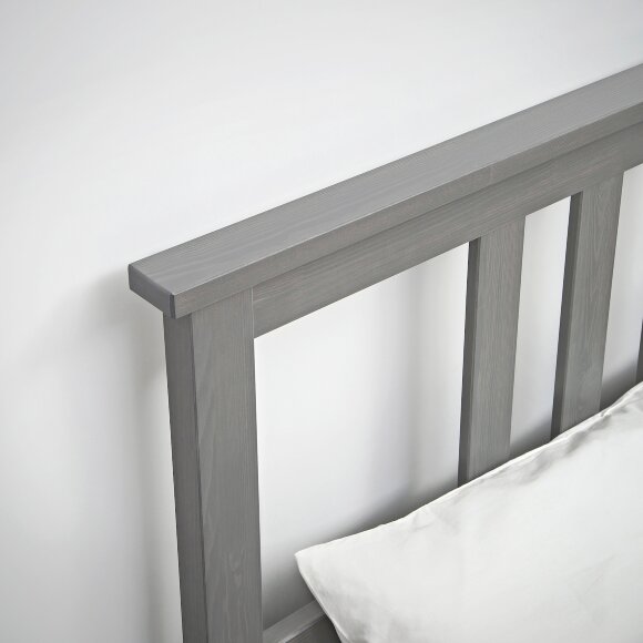 HEMNES Каркас ліжка, фарбований сірий, 140х200 см