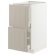 METOD / MAXIMERA Sz stj 2fr/2wsz, білий/Stensund beige, 40x60 см