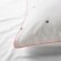VANKRETS Підодіяльник і наволочка, крапковий малюнок, білий/рожевий, 150x200/50x60 см