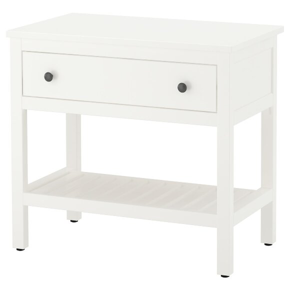 HEMNES Відкрита тумба під умивальник з ящиком, біла, 82x48x76 см