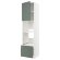 METOD / MAXIMERA Wr ain/pie com dr/2 sz, white/Bodarp grey-green, 60x60x240 см