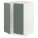 METOD Тумба під раковину/2 дверцята, білий/Бодарп сіро-зелений, 60x60 см