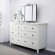 HEMNES Комод, 8 ящиків, біла морилка, 160х96 см