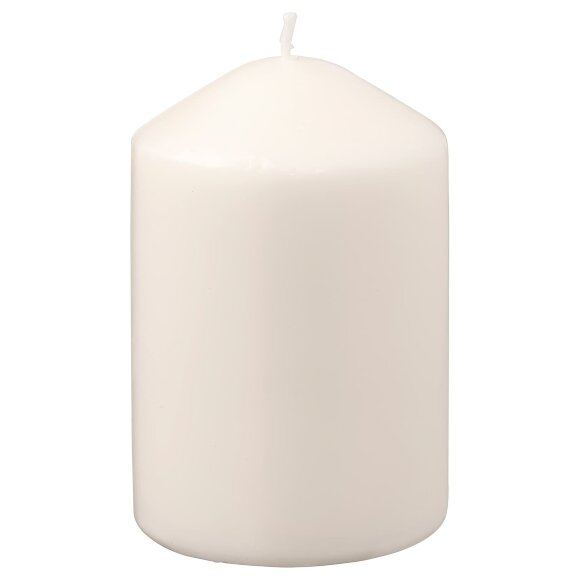 LATTNAD Блочна свічка без запаху, натуральна, 10 см