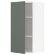 METOD Навісна шафа з полицями, білий/Бодарп сіро-зелений, 40x80 см