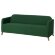 LINANAS Захист на 3-місний диван, Vissle, темно-зелений